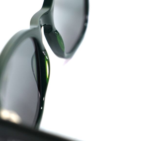 Lacoste Rounded Square Mens Sunglasses - Green/Grey - NWT - Picture 9 of 10